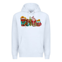White cowboy coffee cups Premium Hoodie - texasbilliewilder