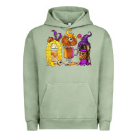 Pigment Oil Green Halloween hocus pocus coffee cups Urban Hoodie - RanaPortraitStore