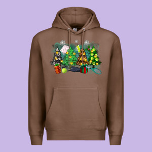 Leopard With Tennis Premium Hoodie Designed By Zillion Design Studio