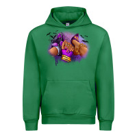 Emerald Halloween sneaker and heel afro woman Urban Hoodie - RanaPortraitStore