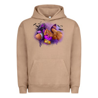Pigment Burro Halloween sneaker and heel afro woman Urban Hoodie - RanaPortraitStore