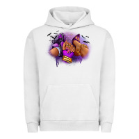 Halloween Sneaker And Heel Afro Woman Urban Hoodie | Teevron