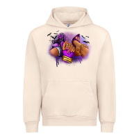 Sandshell Halloween sneaker and heel afro woman Urban Hoodie - RanaPortraitStore
