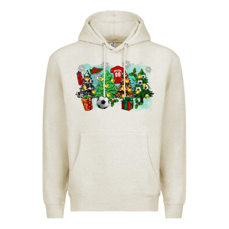 Christmas Trees With Tennis Premium Hoodie by Zillion Design Studio | Teevron