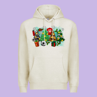 Christmas Trees With Tennis Premium Hoodie Designed By Zillion Design Studio