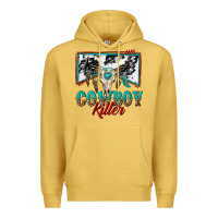 Antique Gold cowboy killer Premium Hoodie - texasbilliewilder