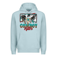 Blue Mist cowboy killer Premium Hoodie - texasbilliewilder