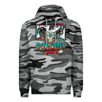 Slate Camo cowboy killer Premium Hoodie - texasbilliewilder
