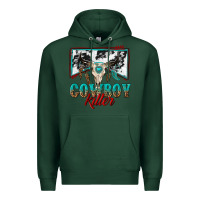 Sports Green cowboy killer Premium Hoodie - texasbilliewilder