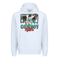 White cowboy killer Premium Hoodie - texasbilliewilder