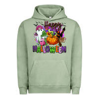 Pigment Oil Green Happy Halloween Urban Hoodie - RanaPortraitStore