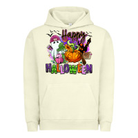 Pigment Pistachio Happy Halloween Urban Hoodie - RanaPortraitStore