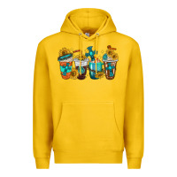 Lemon cross coffee cups Premium Hoodie - texasbilliewilder