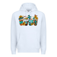 White cross coffee cups Premium Hoodie - texasbilliewilder