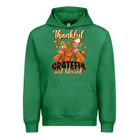 Emerald Thankful grateful and Blessed black boy sneakers Urban Hoodie - RanaPortraitStore