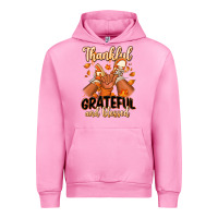 Fuchsia Pink Thankful grateful and Blessed black boy sneakers Urban Hoodie - RanaPortraitStore