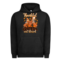 Pigment Black Thankful grateful and Blessed black boy sneakers Urban Hoodie - RanaPortraitStore