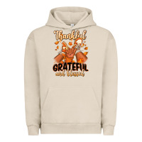 Pigment French Oak Thankful grateful and Blessed black boy sneakers Urban Hoodie - RanaPortraitStore