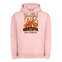 Pigment Salmon Thankful grateful and Blessed black boy sneakers Urban Hoodie - RanaPortraitStore