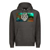 Smoke white tiger forest license plate Premium Hoodie - RanaPortraitStore
