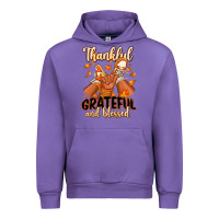 Tulip Thankful grateful and Blessed black baby girl Urban Hoodie - RanaPortraitStore