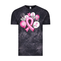 Cloud Black Balloons cancer ribbon Vintage Tee - Artiststas