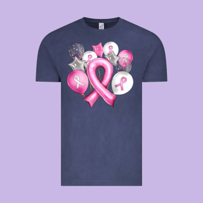Balloons Cancer Ribbon Vintage Tee Designed By Artiststas