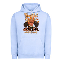 Pigment Grape Ice Thankful grateful and Blessed black man sneakers Urban Hoodie - RanaPortraitStore