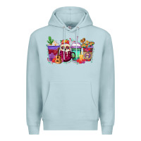 Blue Mist dia de los muertos coffee cups Premium Hoodie - texasbilliewilder