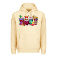 Pina Colada dia de los muertos coffee cups Premium Hoodie - texasbilliewilder