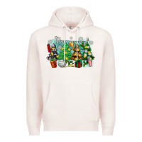 Christmas Trees With Tennis Premium Hoodie | Teevron