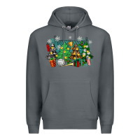 Rock christmas trees with tennis Premium Hoodie - Zillion Design Studio