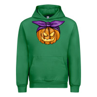 Emerald Jack O' Lantern Halloween Pumpkin Urban Hoodie - RanaPortraitStore