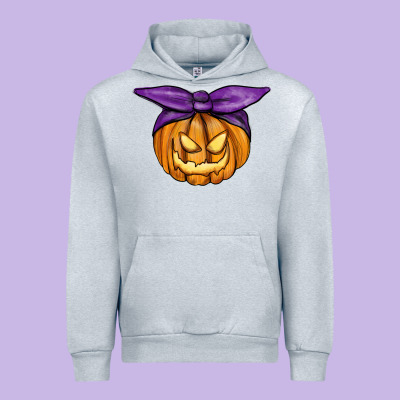 Jack O' Lantern Halloween Pumpkin Urban Hoodie Designed By Ranaportraitstore