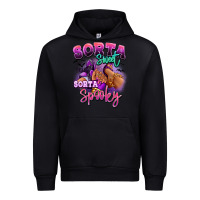 Black Sorta sweet sorta spooky sneaker and heel afro wom Urban Hoodie - RanaPortraitStore