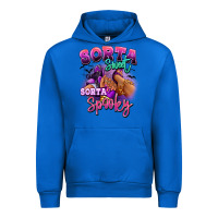 Cobalt Sorta sweet sorta spooky sneaker and heel afro wom Urban Hoodie - RanaPortraitStore
