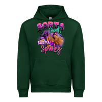 Forest Green Sorta sweet sorta spooky sneaker and heel afro wom Urban Hoodie - RanaPortraitStore