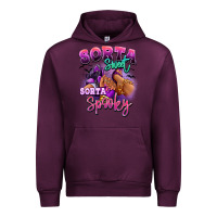 Mauve Wine Sorta sweet sorta spooky sneaker and heel afro wom Urban Hoodie - RanaPortraitStore