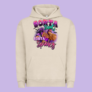 Sorta Sweet Sorta Spooky Sneaker And Heel Afro Wom Urban Hoodie Designed By Ranaportraitstore