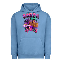 Pigment Pebble Blue Sorta sweet sorta spooky sneaker and heel afro wom Urban Hoodie - RanaPortraitStore