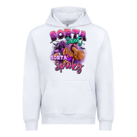 White Sorta sweet sorta spooky sneaker and heel afro wom Urban Hoodie - RanaPortraitStore
