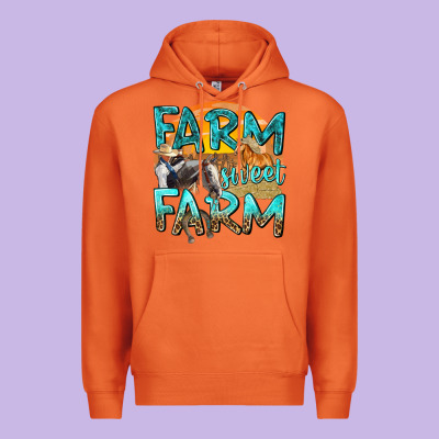 Premium Hoodie farm sweet farm with horses