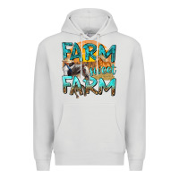 Dove Grey farm sweet farm with horses Premium Hoodie - texasbilliewilder