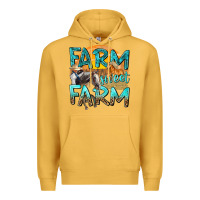 Mustard farm sweet farm with horses Premium Hoodie - texasbilliewilder
