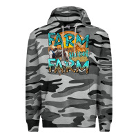 Slate Camo farm sweet farm with horses Premium Hoodie - texasbilliewilder