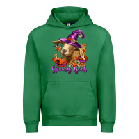 Emerald Spooky Goat Urban Hoodie - RanaPortraitStore