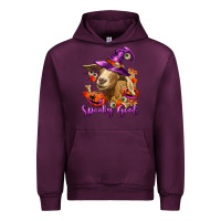 Mauve Wine Spooky Goat Urban Hoodie - RanaPortraitStore