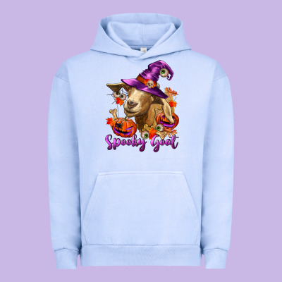 Spooky Goat Urban Hoodie Designed By Ranaportraitstore
