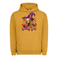 Pigment Peanut Butter Spooky Goat Urban Hoodie - RanaPortraitStore