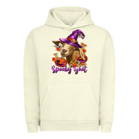 Pigment Pistachio Spooky Goat Urban Hoodie - RanaPortraitStore